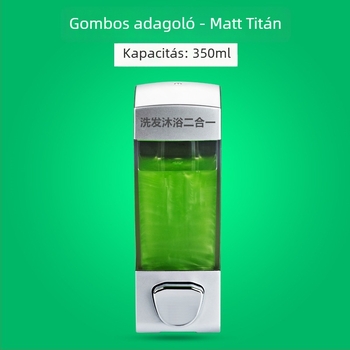 Kétfejes folyadékadagoló kézi nyomású működéssel | ABS anyag, modern minimalista design, Márka Yihui