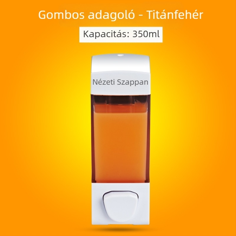 Kétfejes folyadékadagoló kézi nyomású működéssel | ABS anyag, modern minimalista design, Márka Yihui