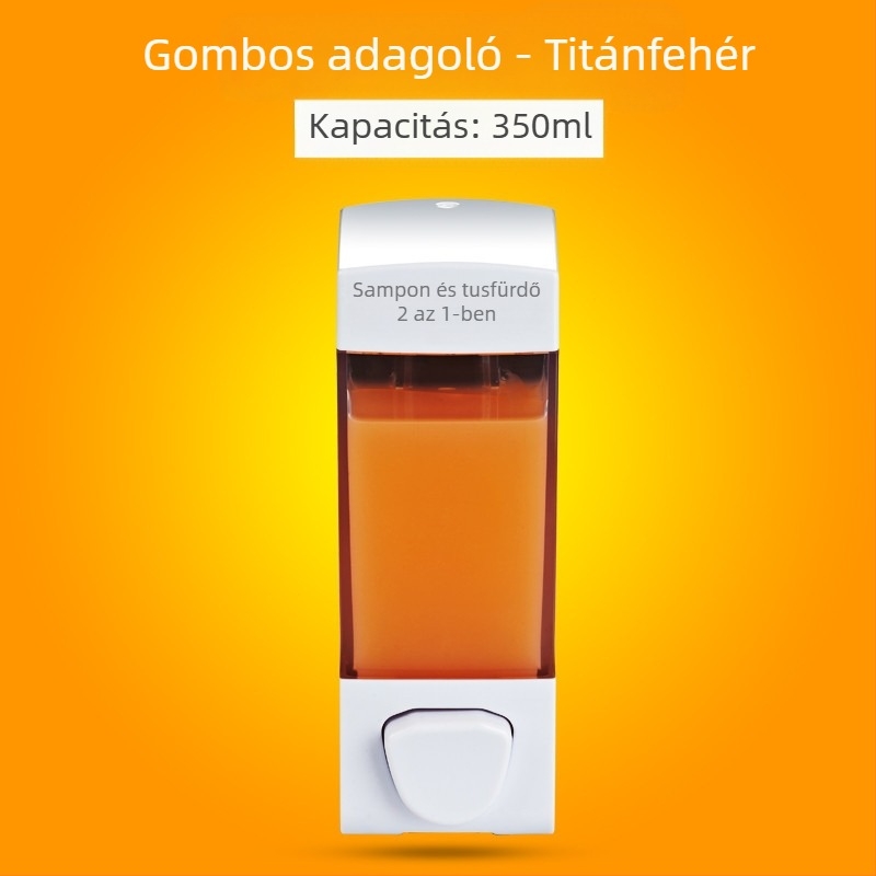 Kétfejes folyadékadagoló kézi nyomású működéssel | ABS anyag, modern minimalista design, Márka Yihui