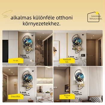 Mestida fali óra – nordic stílus, mutató kijelző, sweep mozgású, akril tok, akril számlap, elemmel működik