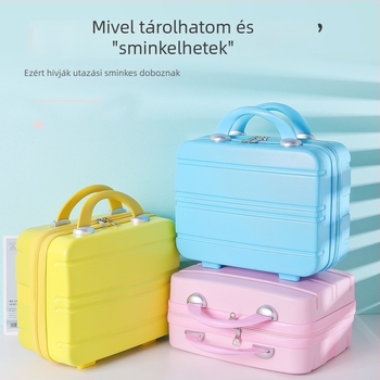 LOGÓ nyomtatási lehetőséggel kézitáska, ABS anyag, cipzáros nyitás, vízálló és lopás elleni védelem, egységirányú kerekek, modell X0689