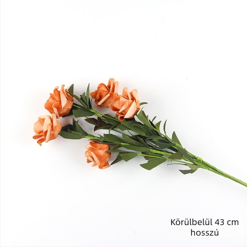 Termékfotózáshoz készített művirágok – szimulált rózsa, peónia és liliom; Anyagok: PP műanyag fólia; Modell: Simulation flower; Márka: Rookie; Alkalmas termékfotózásra