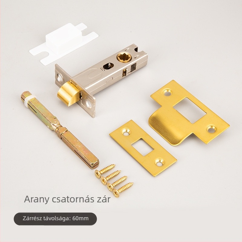 Meihong zártest fürdőszobához – réz és 201 rozsdamentes acél, modellek: fürdőszoba, folyosó, láthatatlan, tömeg 0,3 kg