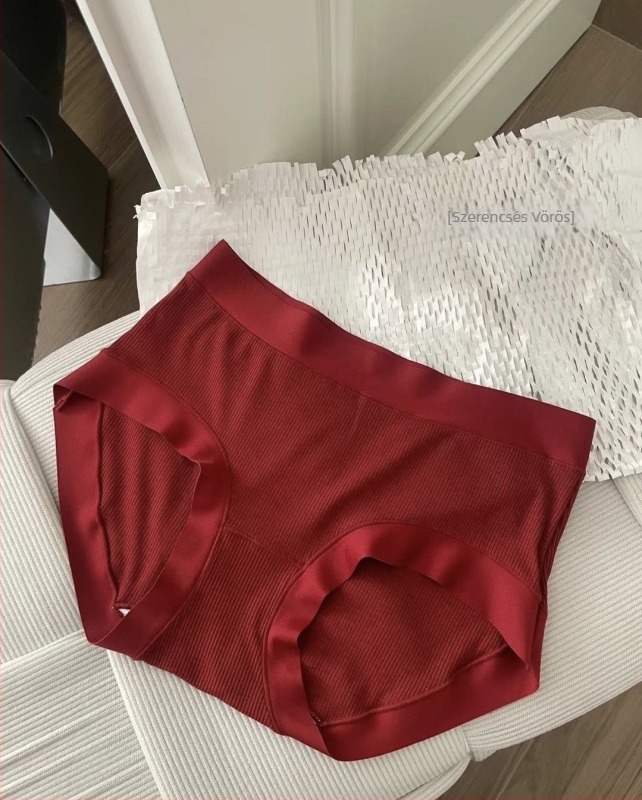 Női pamut középmagasságú, lélegző, seamless fehérnemű, belső réteg mulberry selyem