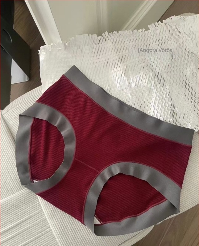 Női pamut középmagasságú, lélegző, seamless fehérnemű, belső réteg mulberry selyem