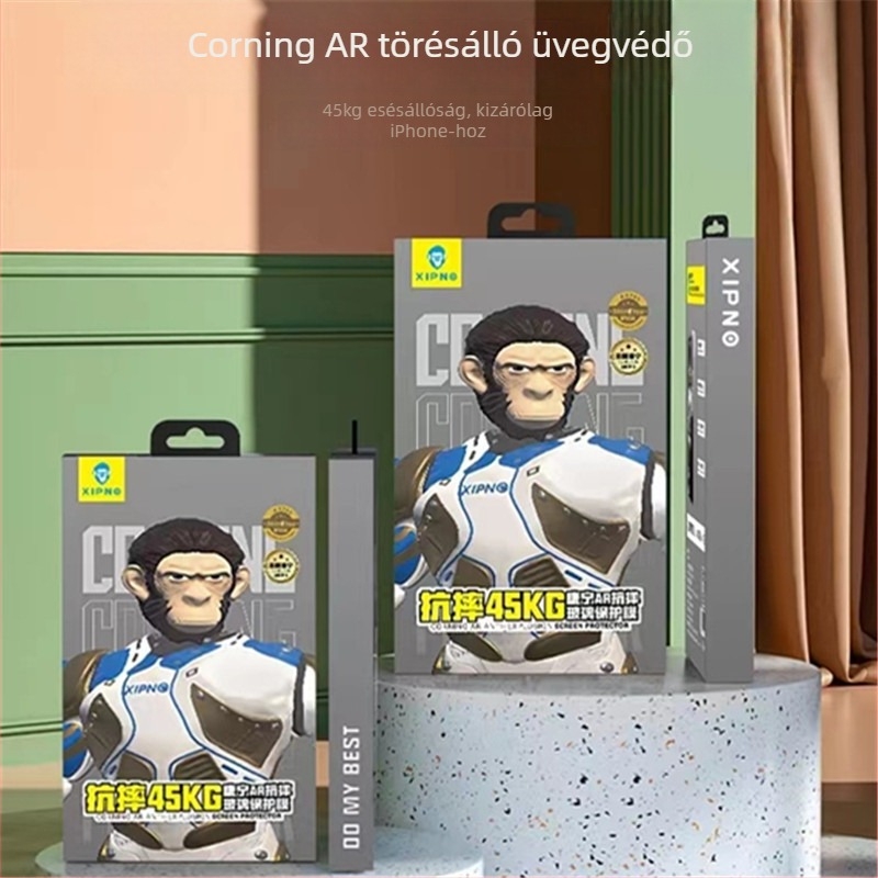 Edzett üveg előlapi kijelzővédő iPhone 14 Pro Max számára – HD tisztaság, ujjlenyomat-mentes