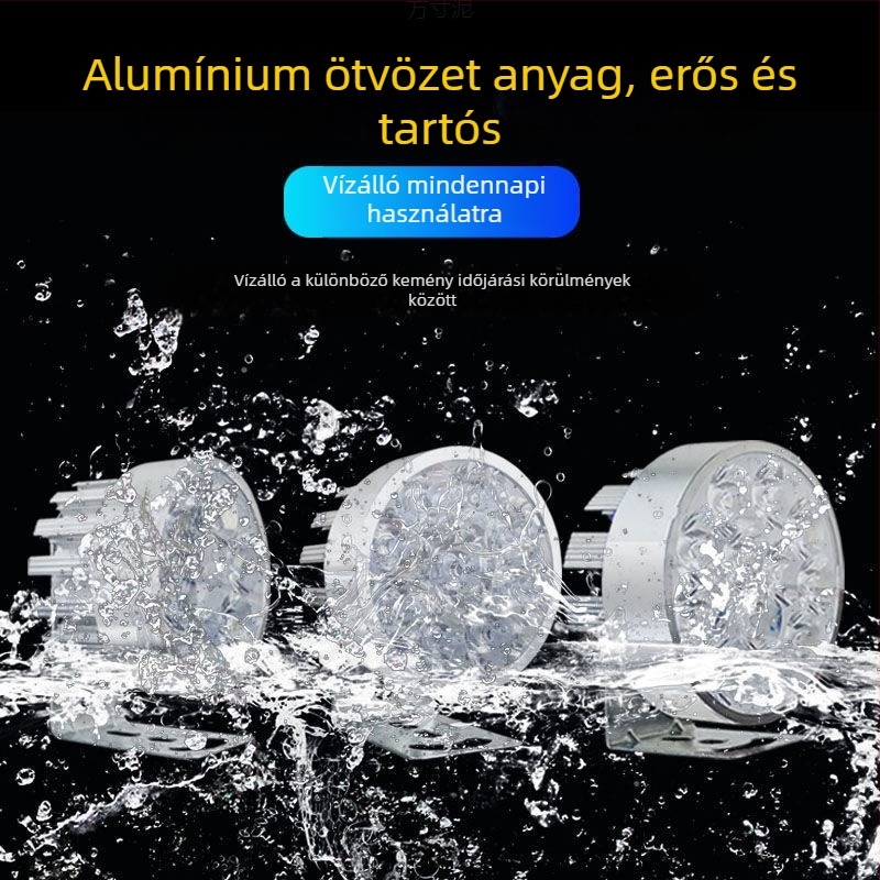 Motorkerékpár fényszóró izzó elektromos járművek és háromkerekűek számára, felújító spotlámpa, 1W, külső szerelés, izzócsere