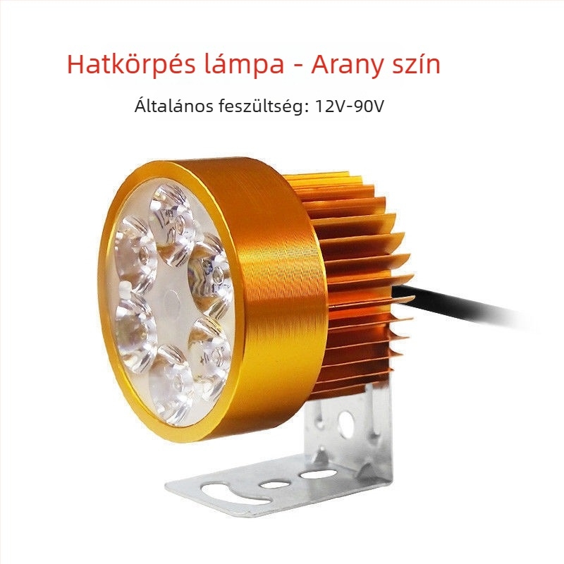 Motorkerékpár fényszóró izzó elektromos járművek és háromkerekűek számára, felújító spotlámpa, 1W, külső szerelés, izzócsere