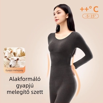 Női őszi-téli termoszálas alapréteg-készlet – testformálás és melegítés, felső és nadrág nylonból