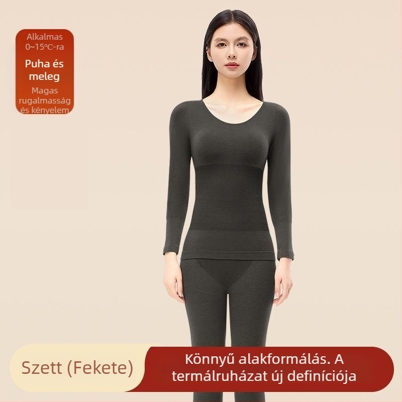 Női őszi-téli termoszálas alapréteg-készlet – testformálás és melegítés, felső és nadrág nylonból