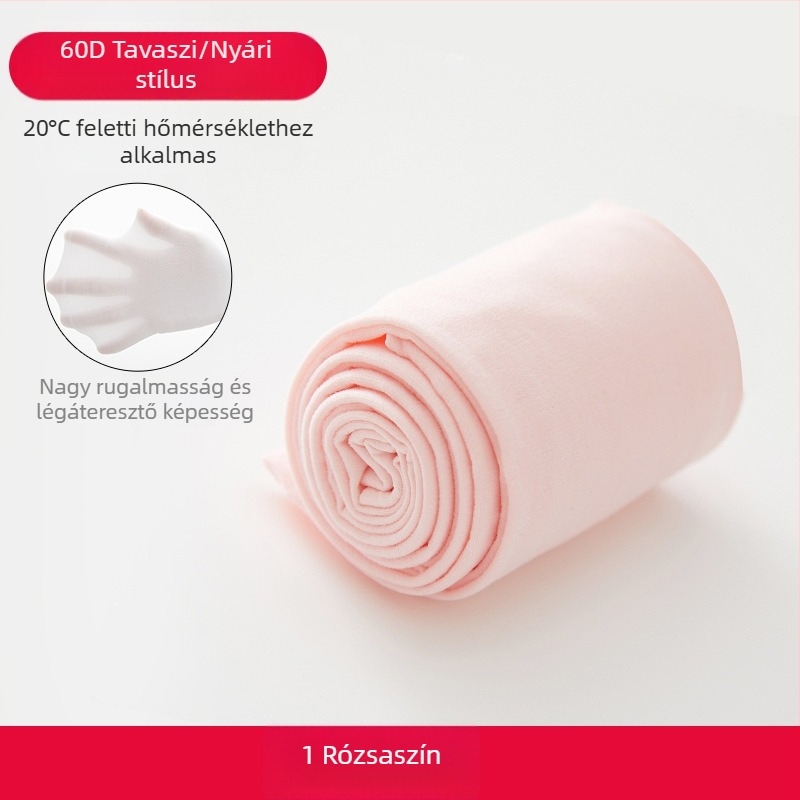 Gyerekeknek szóló táncos harisnyanadrág ősz–tél velúr béléssel, csúszásmentes, anti-pilling, fehér nylon