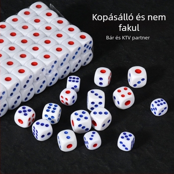 Akril kockák kerek sarkokkal, kristályos kockák, készleten, modell iHFRnr2f; Anyag: Akril; Stílus: Kerek sarkú; Forma: Egyéb; Alkalmazási jelenetek: sakk és kártyajáték