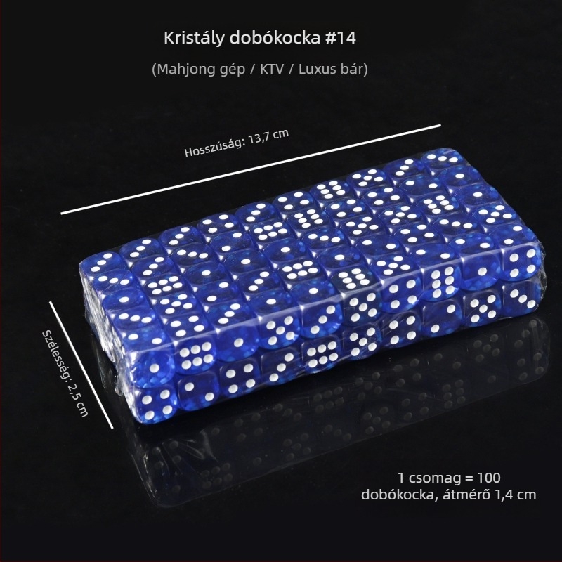 Akril kockák kerek sarkokkal, kristályos kockák, készleten, modell iHFRnr2f; Anyag: Akril; Stílus: Kerek sarkú; Forma: Egyéb; Alkalmazási jelenetek: sakk és kártyajáték
