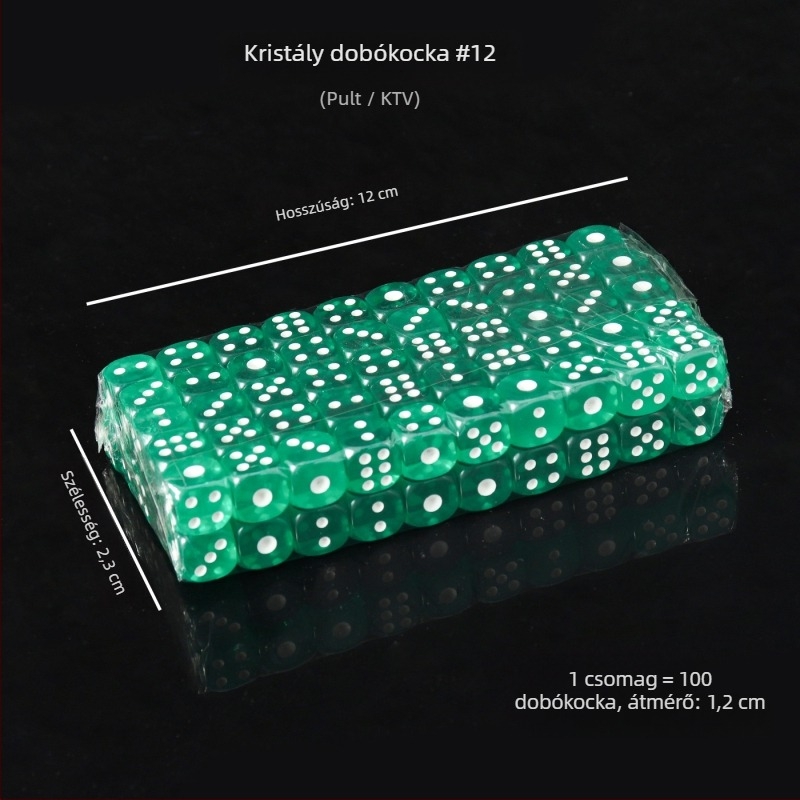 Akril kockák kerek sarkokkal, kristályos kockák, készleten, modell iHFRnr2f; Anyag: Akril; Stílus: Kerek sarkú; Forma: Egyéb; Alkalmazási jelenetek: sakk és kártyajáték