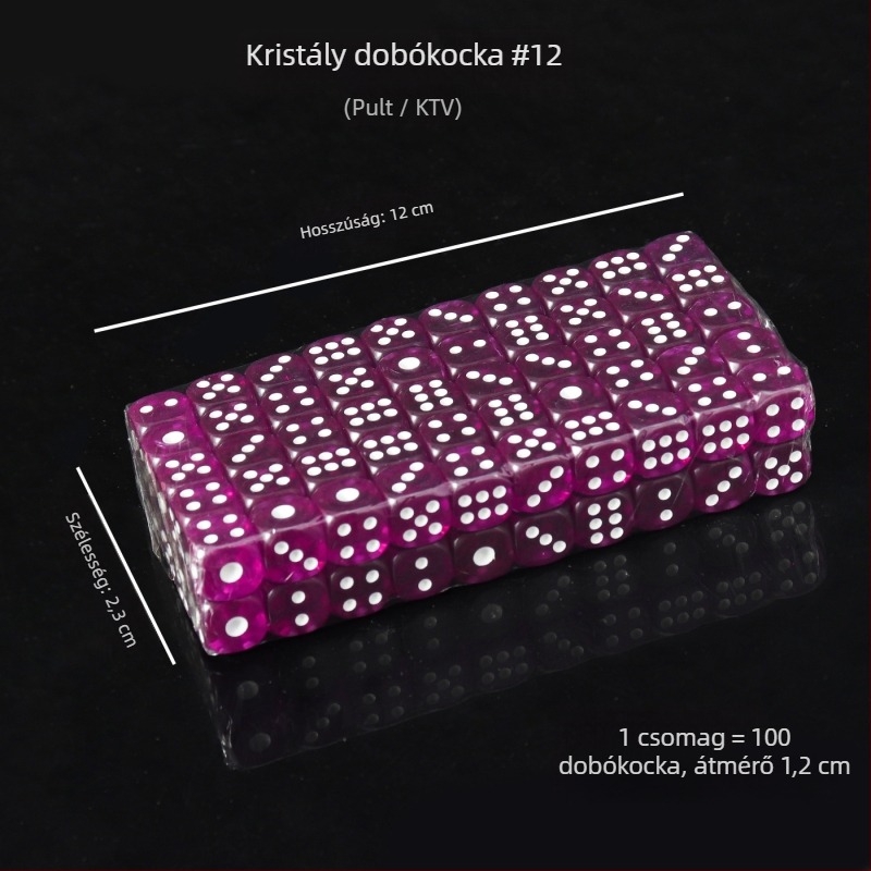 Akril kockák kerek sarkokkal, kristályos kockák, készleten, modell iHFRnr2f; Anyag: Akril; Stílus: Kerek sarkú; Forma: Egyéb; Alkalmazási jelenetek: sakk és kártyajáték