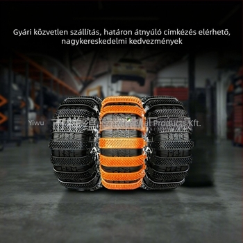 Autó gumiabroncsokhoz való univerzális gumihólánc, modell 9795, 165–275 mm közötti abroncsokra, tömeg 75 g (Márka: Simple drunk)