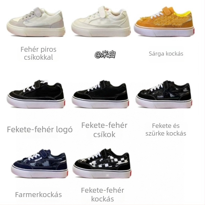 Gyerekek Velcro cipő, textil felsőrész, gumírozott talp, hálós belső, minden évszakra alkalmas