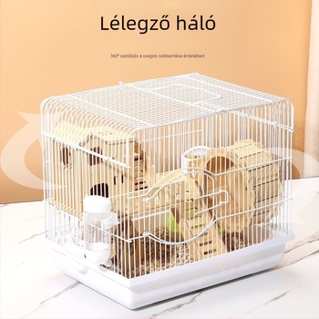 Hörcsög ketrec – luxus kis ház, műanyag, harapásbiztos, alap készlet