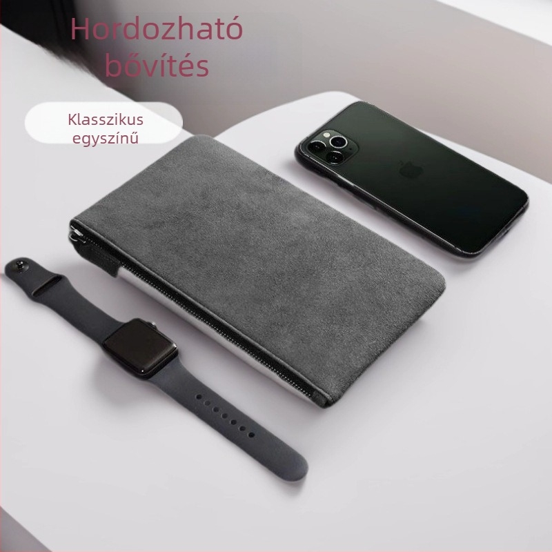 Férfi kézitáska PU bőrből, kopásálló, bővíthető, összecsukható, üzleti utazásokhoz