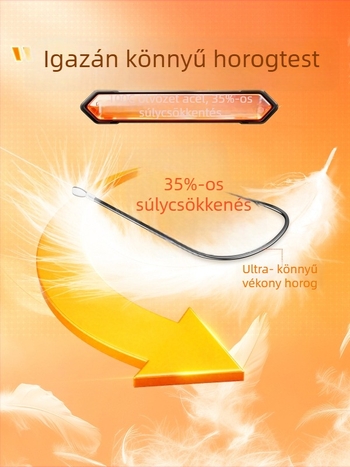 Little Fengxian Két Kampós Horog Vékony Zsinórral, Folyóvízi Horgászathoz, 20 Pár Dobozban