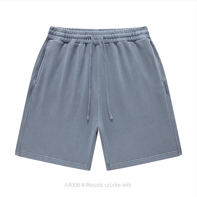 Uniszex 100% pamut rövidnadrág, húzózsinórral, laza szabás, mikro-elasztikusság, mindennapi street-stílus