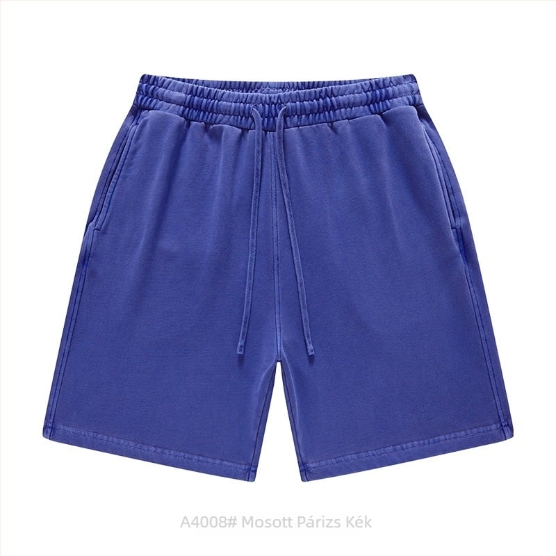 Uniszex 100% pamut rövidnadrág, húzózsinórral, laza szabás, mikro-elasztikusság, mindennapi street-stílus