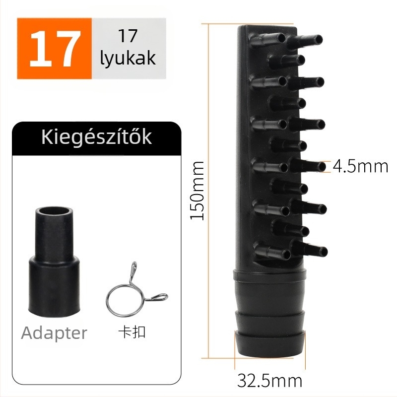 Műanyag akváriumi légpumpa elosztó a tó aerációjához — AquaBlue/Lanbao, 0,1 kg