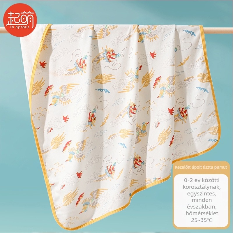 Újszülött swaddle kendő, pamut anyag, importált, Class A, mintázat 19581439572