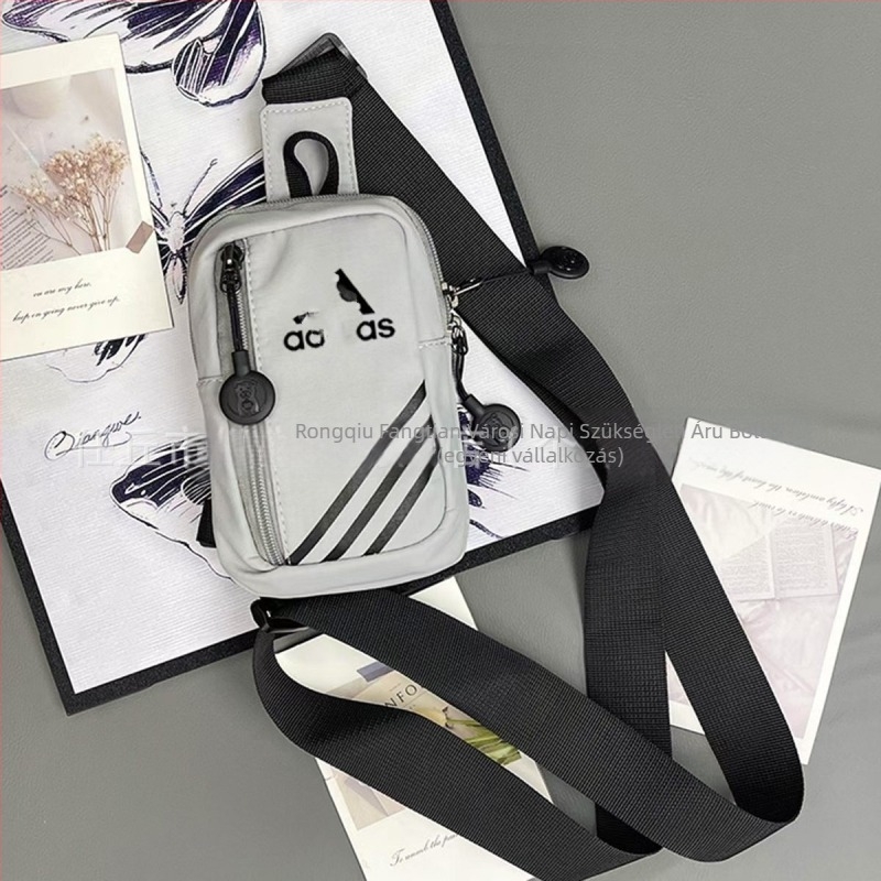 Kültéri sportokra alkalmas sporttáska – nylon anyag, légáteresztő, utcai stílus, poliészter bélés