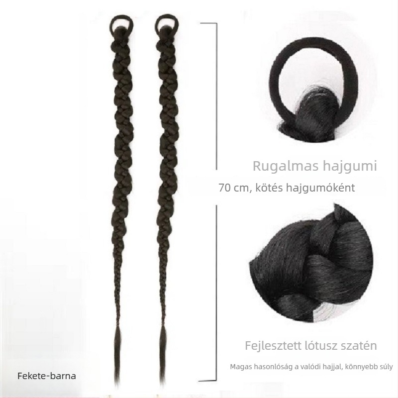 Paróka pónifarokkal – magas hőmérsékletű huzal, hosszú copf stílus, színezés hő nélkül, Filigree dance