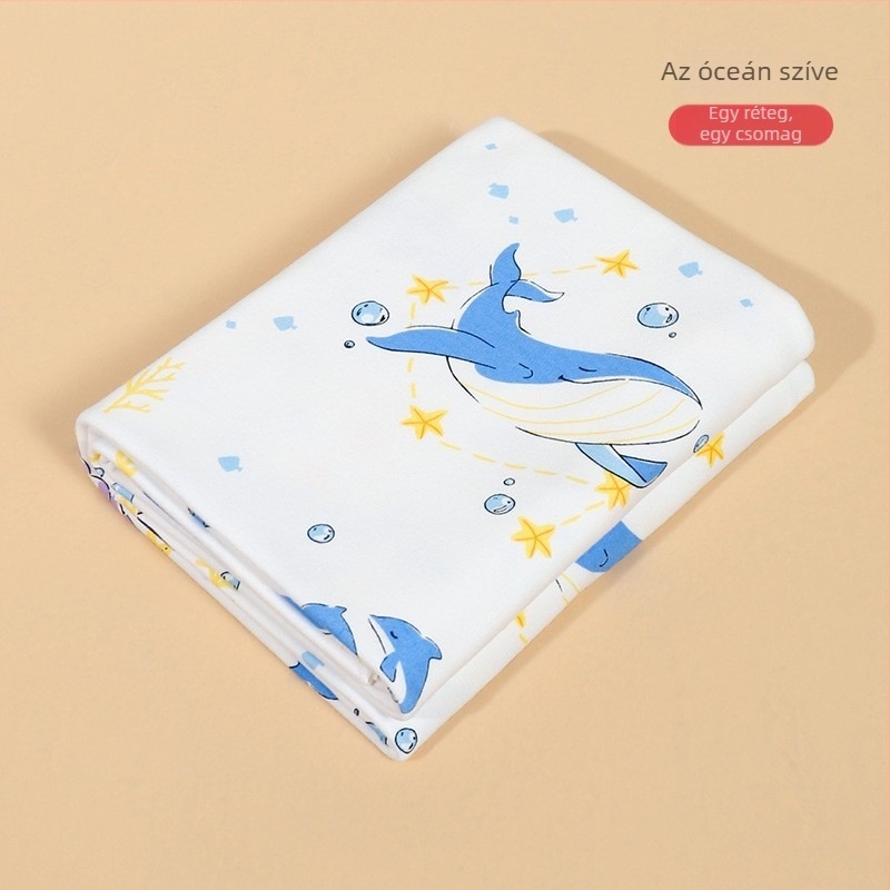 Újszülött beburkoló takaró, 100% pamut, tavasz–ősz, súly 1 jin alatt, testre szabható