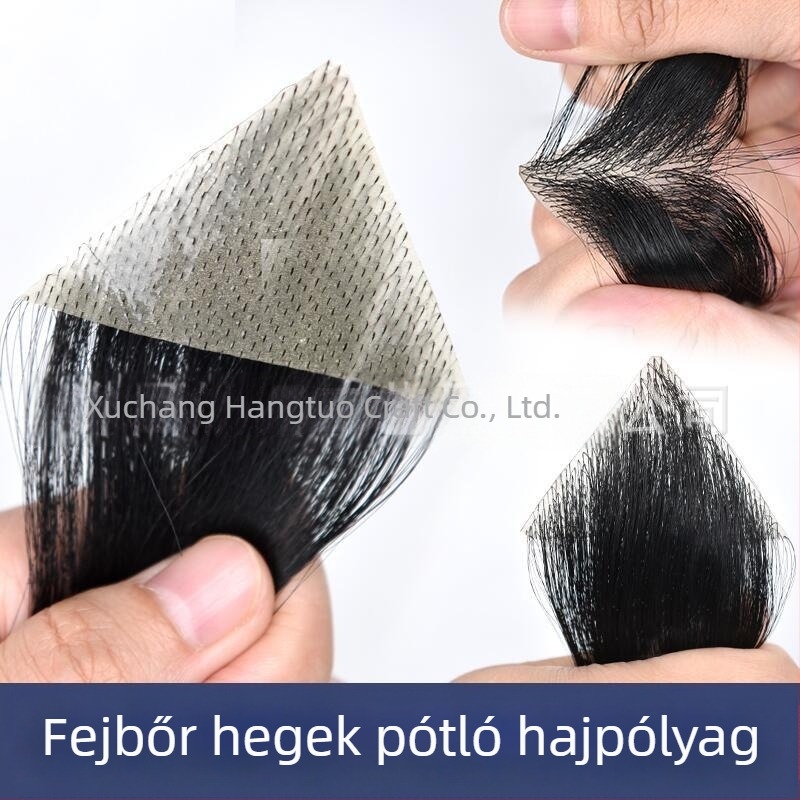Biológiai fejbőr hegplaszt patch – emberi haj, kézzel szőtt, festhető