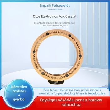 Elektromos forgóasztal étkezőasztalhoz — anyag műanyag; márka Jinpaili hardware; olasz minimalist stílus; univerzális felhasználás