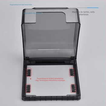 Ragasztós 118-as típusú megnagyobbított kettős aljzatú vízálló doboz a fürdőszobai intelligens WC-hez emelőfedéllel