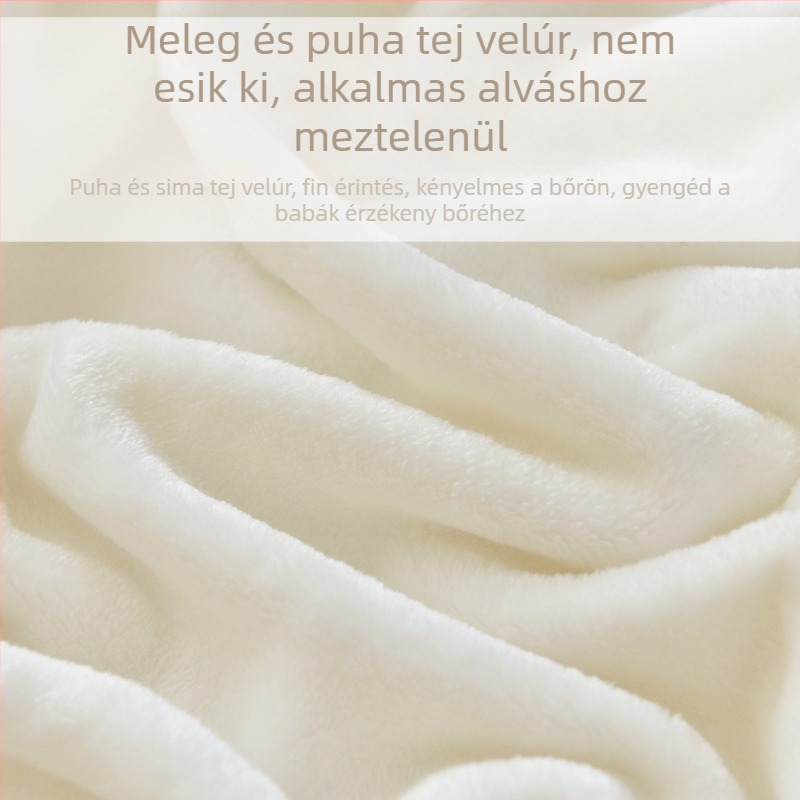 Tej-velúr baba takaró, INS stílus, téli használatra, újszülötteknek és 1–6 éves gyerekeknek, 300–500 g