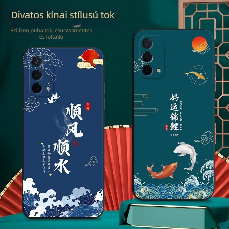 OPPO A935G telefontok, ütésálló, szilikon, matt felület, fekete