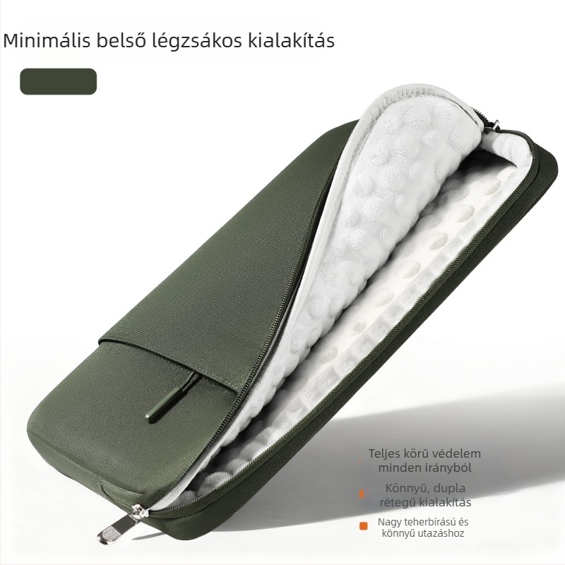 Vízálló laptop táska, kopás- és ütésálló, bővíthető kapacitás, Oxford anyag, uniszex