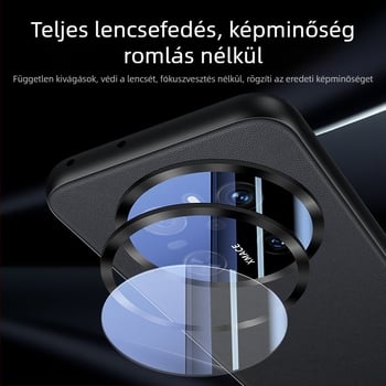 Huawei Mate70 Pro műbőr tok, teljes kameravédő védelem, domborított mintázat, ütésálló