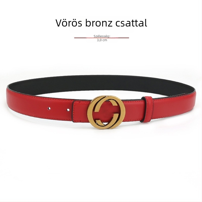 Női bőröv természetes bőrből, ötvözetes csattal, sima csattal, szélesség 2-4 cm, másodlagos bőrréteg, antik elektroplakált felület, niche stílus