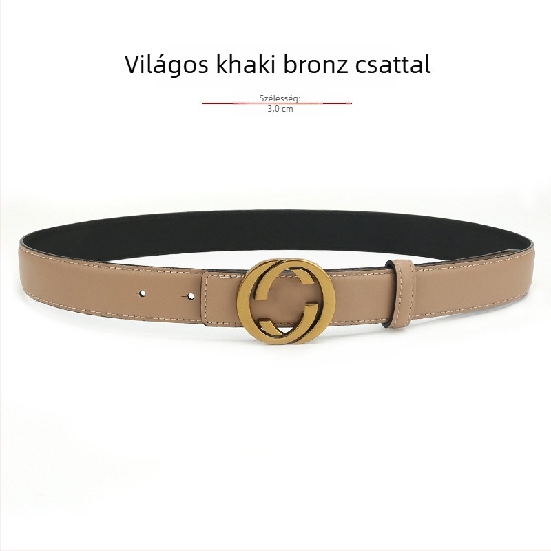 Női bőröv természetes bőrből, ötvözetes csattal, sima csattal, szélesség 2-4 cm, másodlagos bőrréteg, antik elektroplakált felület, niche stílus