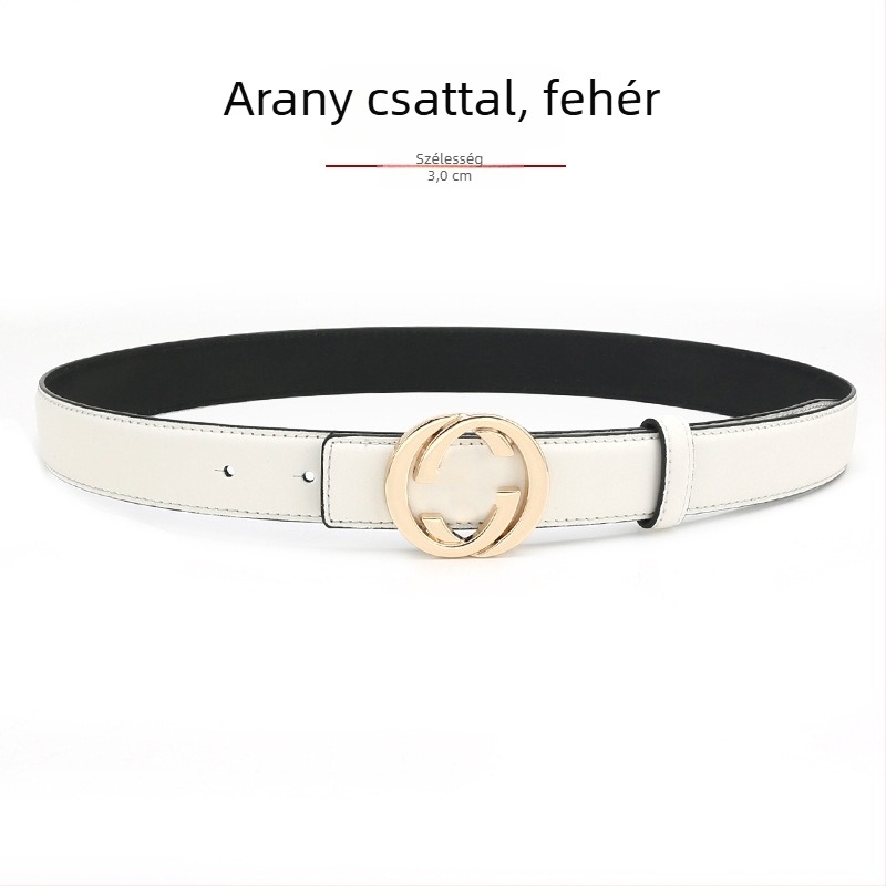 Női bőröv természetes bőrből, ötvözetes csattal, sima csattal, szélesség 2-4 cm, másodlagos bőrréteg, antik elektroplakált felület, niche stílus