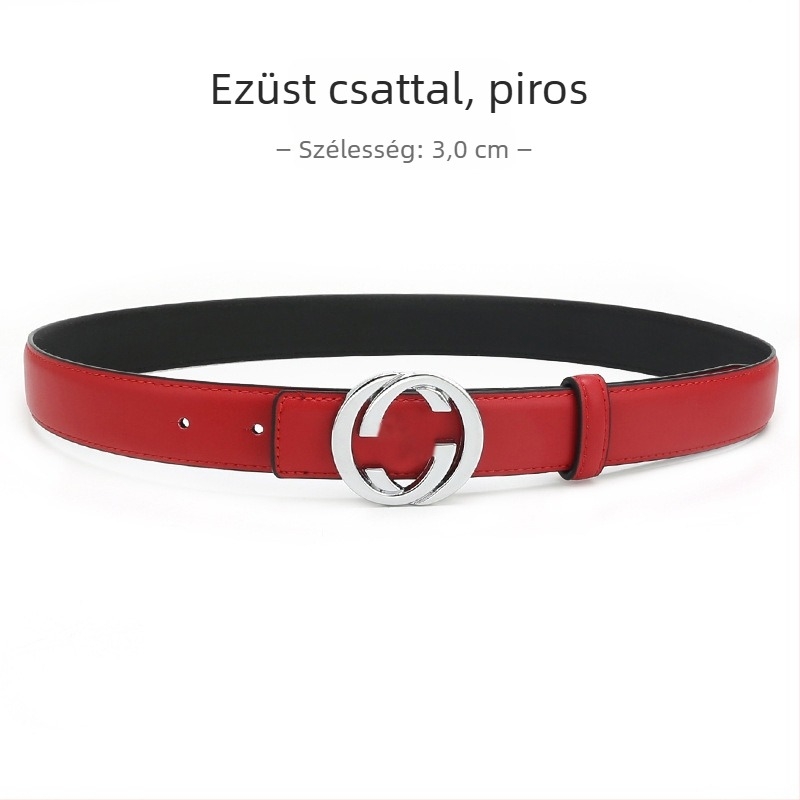 Női bőröv természetes bőrből, ötvözetes csattal, sima csattal, szélesség 2-4 cm, másodlagos bőrréteg, antik elektroplakált felület, niche stílus