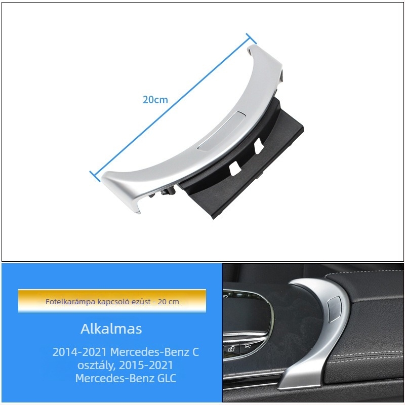 Középkonzol kapcsolóburkolat és tárolófedél Mercedes-Benz C-Class GLC-hez (W205, C180, C200)