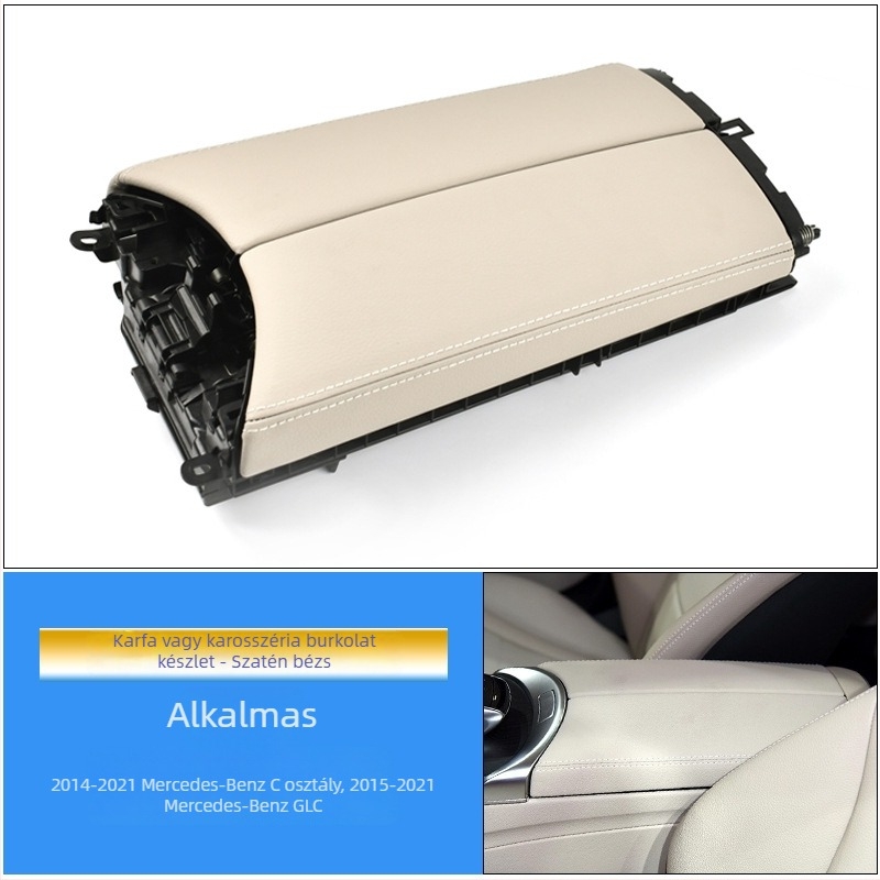 Középkonzol kapcsolóburkolat és tárolófedél Mercedes-Benz C-Class GLC-hez (W205, C180, C200)