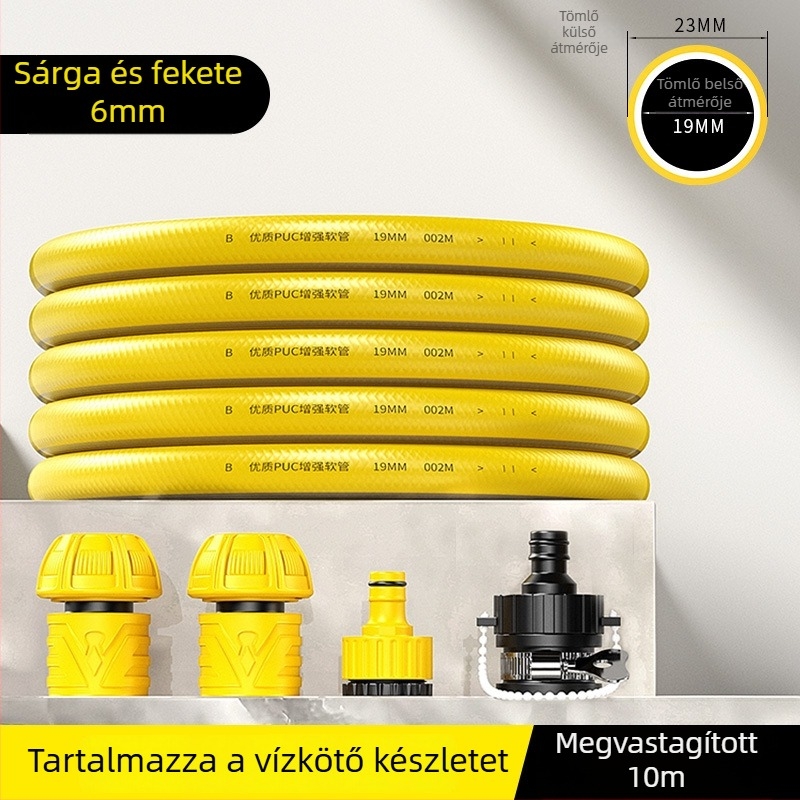 PU vízcső otthoni használatra — fagyálló, nagy nyomású, sokoldalú autómosáshoz és kert öntözéséhez, vastag falú