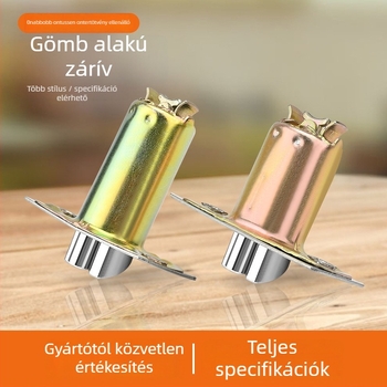 Gömbzár ajtózár mag, cinkötvözet, síknyelv, háztartási univerzális típus