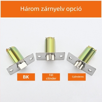 Gömbzár ajtózár mag, cinkötvözet, síknyelv, háztartási univerzális típus
