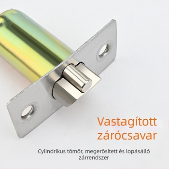 Gömbzár ajtózár mag, cinkötvözet, síknyelv, háztartási univerzális típus