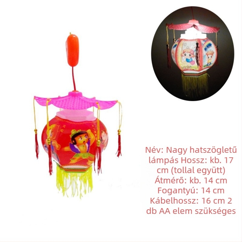 Gyermekeknek szóló hordozható LED lámpás hang- és fényinterakcióval – műanyag játék 14+