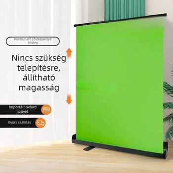 Chromakey zöld képernyő hátterével – csomag élő közvetítéshez és fényképezéshez